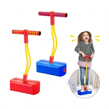 High Quality New Bounce Bubble Pogo Stick Children's Foam Pogo Jumper Kid's Acoustic Frog Jumping Toy