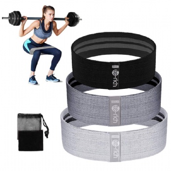 Home workout elastic exercise hip band/booty circle band/booty belt for Glute