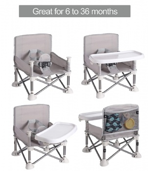 Hot selling Foldable Baby Dining Chair for Indoor and Outdoor Use Portable Baby Highchair