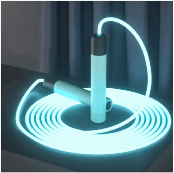 LED Luminous Colorful Skipping Ropes / Adjustable exercise jumping rope