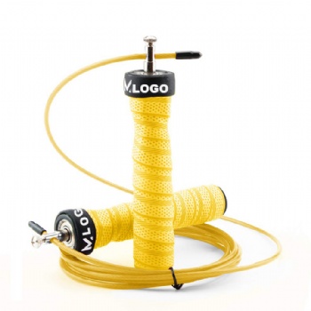 New Arrival Custom Weighted Jump Rope, Adjustable Cable with Iron Weights and Steel Wire, Non-Slip heavy jump rope