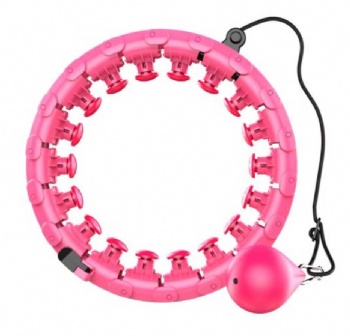 New arrival smart hula hoops adjustable weighted hula hoops with Led display massage abdomen hula-hoops ring