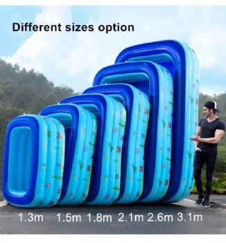 Outdoor Equipment 3 Ring Above Ground Garden Spa Large Inflatable swimming pool