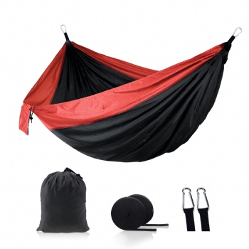 Parachute portable Nylon Camping hamaca Hammock with tree straps adjustable Cinch Buckle outdoor