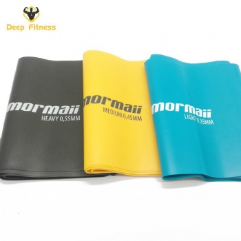 Premium natural latex resistance exercise band theraband set