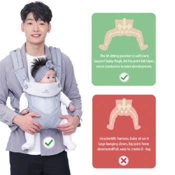 Premium quality Baby Carrier Newborn to Toddler with Support infant carrier with hip seat