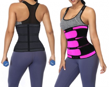 Private label Waist trainer shaper entrenador de cintura belt Body Tummy wrap logo Custom Waist trainer for women gym