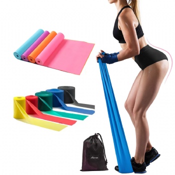 Resistance Bands, Professional Non-Latex Elastic Exercise Bands, 5 ft. Long Stretch Bands for Physical Therapy, Yoga, Pilates, Rehab, at-Home or The Gym Workouts, Strength Training