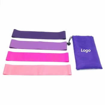 Resistance Bands for Women | Select a Set of 4 Bands | 30cm Fitness Loop Band/Squat / Booty Bands for Home and Gym Workouts
