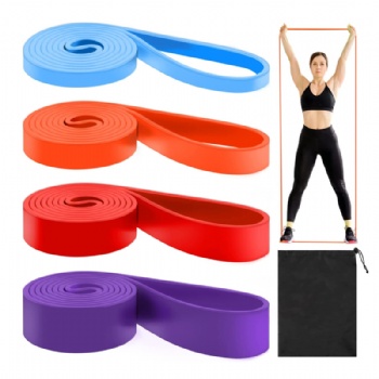 Resistenza Latex OEM Custom Pull Up Assist Fitness Strength Power Exercise Stretch Resistance Bands Set for Gym