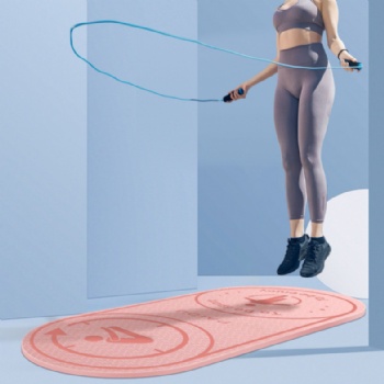 Rope Skipping Floor Mat Yoga Mat, Shock Absorption Mute Dancing Yoga Pad Eco Friendly Exercise & Fitness Mat