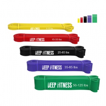 Rubber Loop Fitness Pull-Up Heavy Duty Exercise Assist Power Long Custom Logo Resistance Band Pullup Set Workout Pull Up Bands