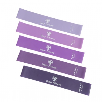 Super Popular Custom Color Fitness Latex Exercise Yoga Workout Resistance Bands with Logo