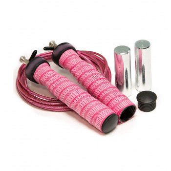 Sweatband Skipping Rope, Weighted Speed Jump Rope, Steel Wire Adjustable Jumping Ropes
