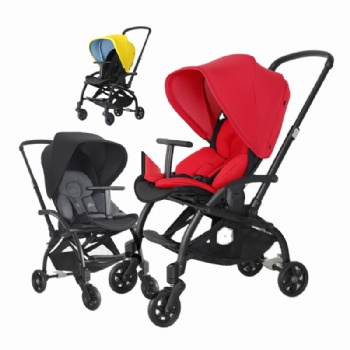 2022 Factory Wholesale baby stroller 3 in 1/good quality cheap baby pram/China new design black luxury baby carriage for sale