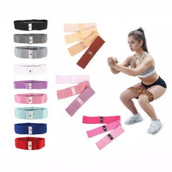 Wholesale Custom Cheap hip resistance bands / fabric booty band / hip circle exercise band