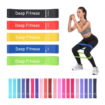 Wholesale Custom Logo Yoga Fitness Exercise Elastic Stretch Mini Latex Loop Resistance Bands