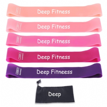 Wholesale Custom Logo Yoga Fitness Exercise Elastic Stretch Mini Non Latex Loop Resistance Bands