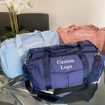 Wholesale High Capacity Sports Travel Pink Duffle Bags Waterproof exercise bag