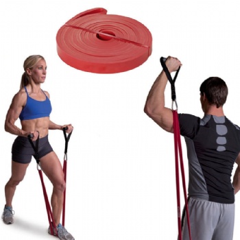 Wholesale Private Label Power Exercise 100% Latex long Resistance Bands