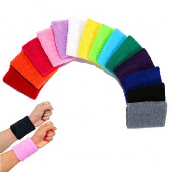 Custom logo Running Yoga Workout Athletic Quick Dry Sweatband Breathable Elastic Sport Wrist Band