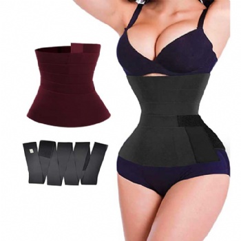 Women Slimming Waist Bandage Wrap Waist Trainer Tape Lumbar Waist Support Belt