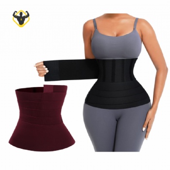 OEM ODM Amazon Slimming Waist Belt Bandage Exercise Waist Wrap Trainer Belt For Women / Tummy Trimmer Control Belt Waist Trainer