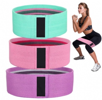 workout fitness booty band hip circle resistance loop band set